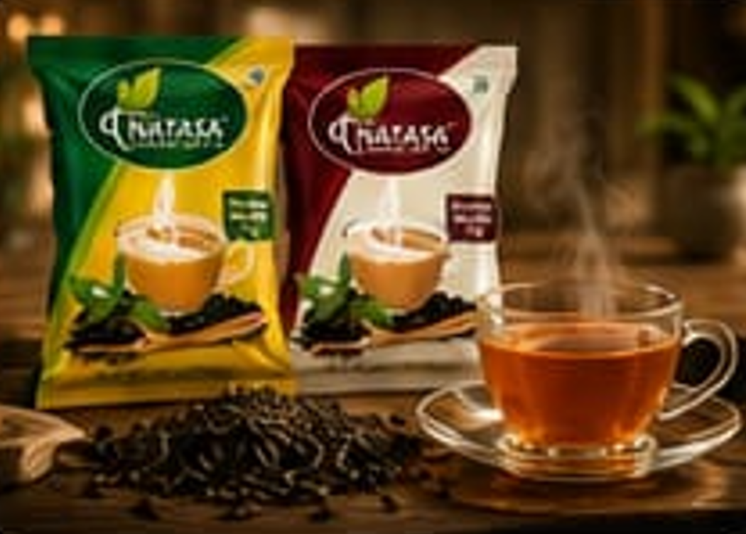 Tea Packages and Cup